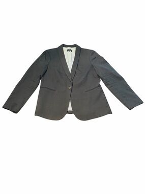 J Crew Classic Black Single-Button Blazer